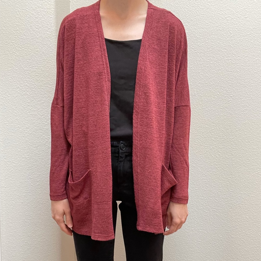 Bobeau Raspberry sweater